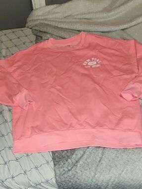 GAP Pink 'New York City Sport' Pullover Sweatshirt